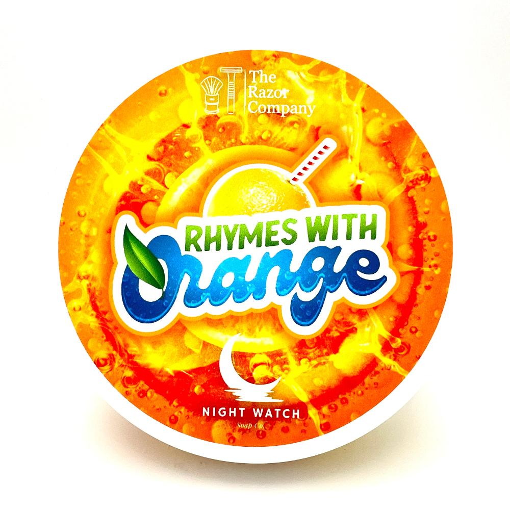 Night Watch Soap Co. - Rhymes with Orange - Artisan Shave Soap