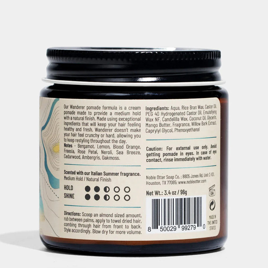 Noble Otter Wanderer Medium Hold Pomade 3.4oz