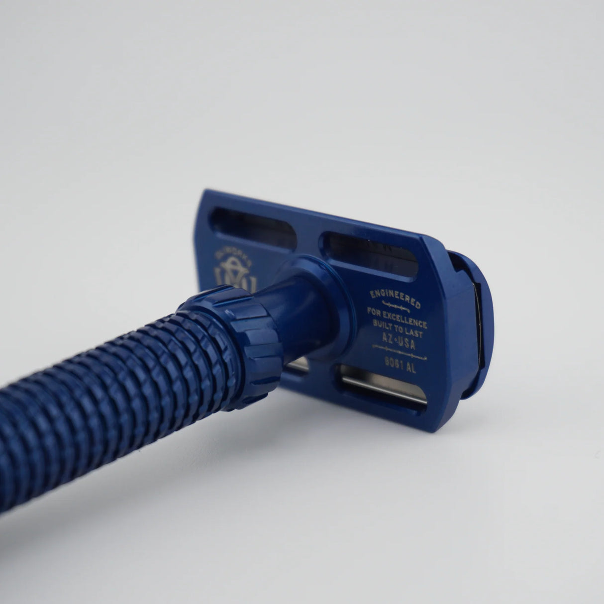 OliWorks M3TEORITE Aluminum Safety Razor Blue