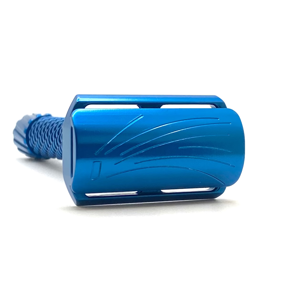OliWorks M3TEORITE Aluminum Safety Razor Blue