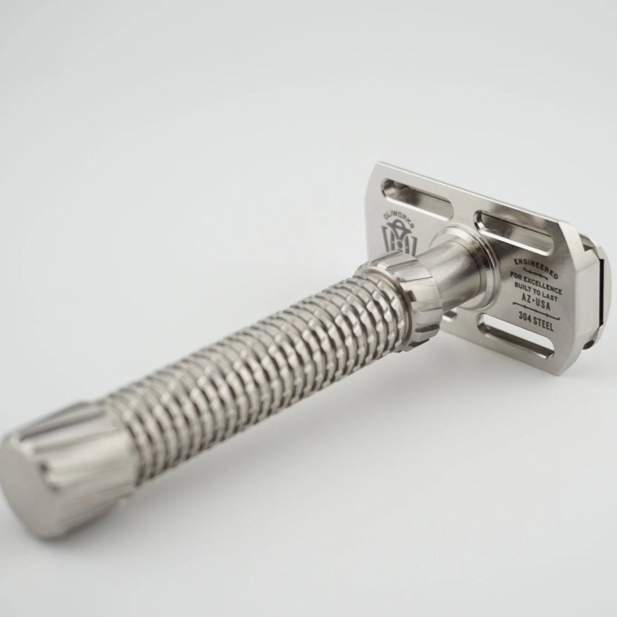 OliWorks M3TEORITE Stainless Steel Safety Razor