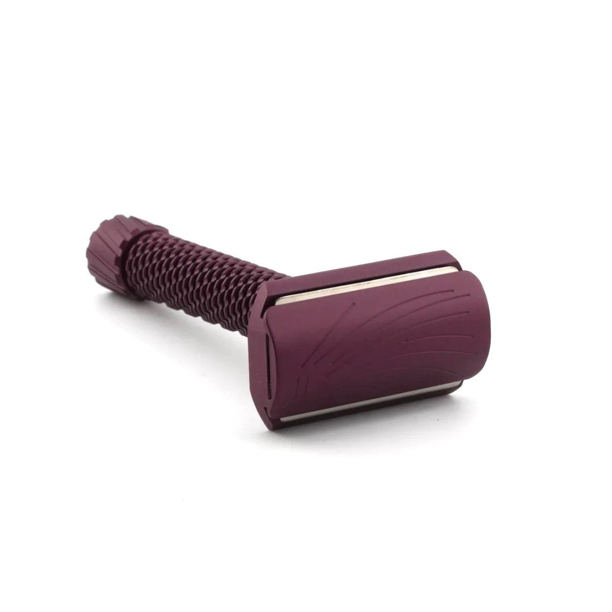 OliWorks M3TEORITE Stainless Steel Safety Razor DARK CHERRY