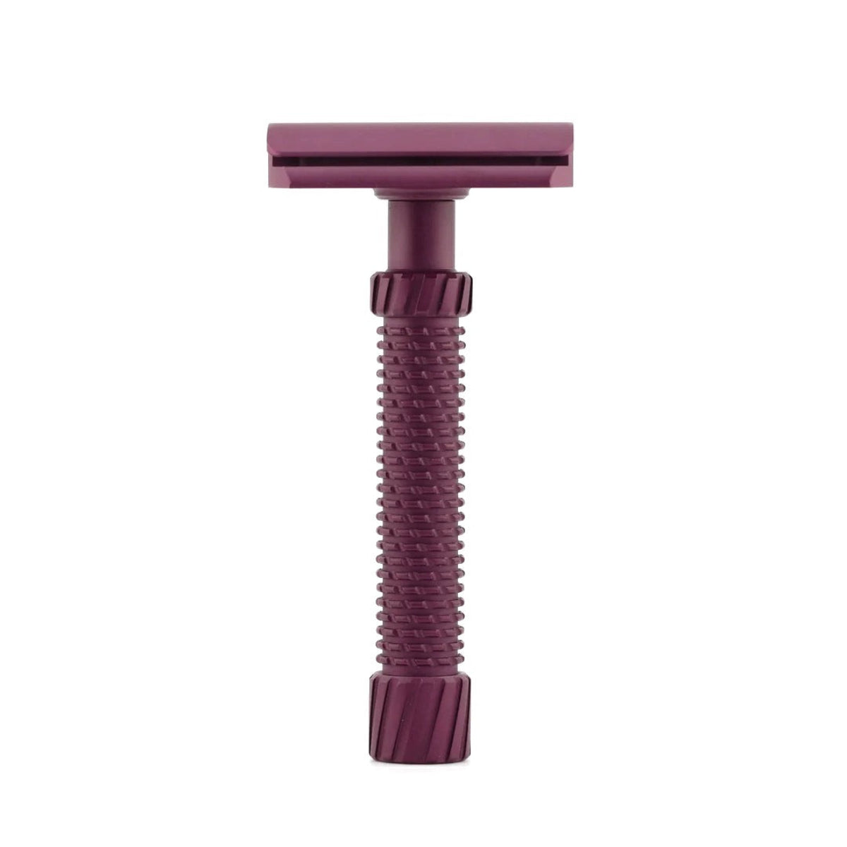 OliWorks M3TEORITE Stainless Steel Safety Razor DARK CHERRY