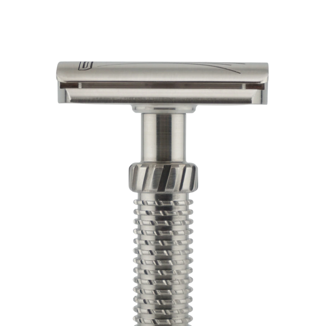 OliWorks M3TEORITE Stainless Steel Safety Razor