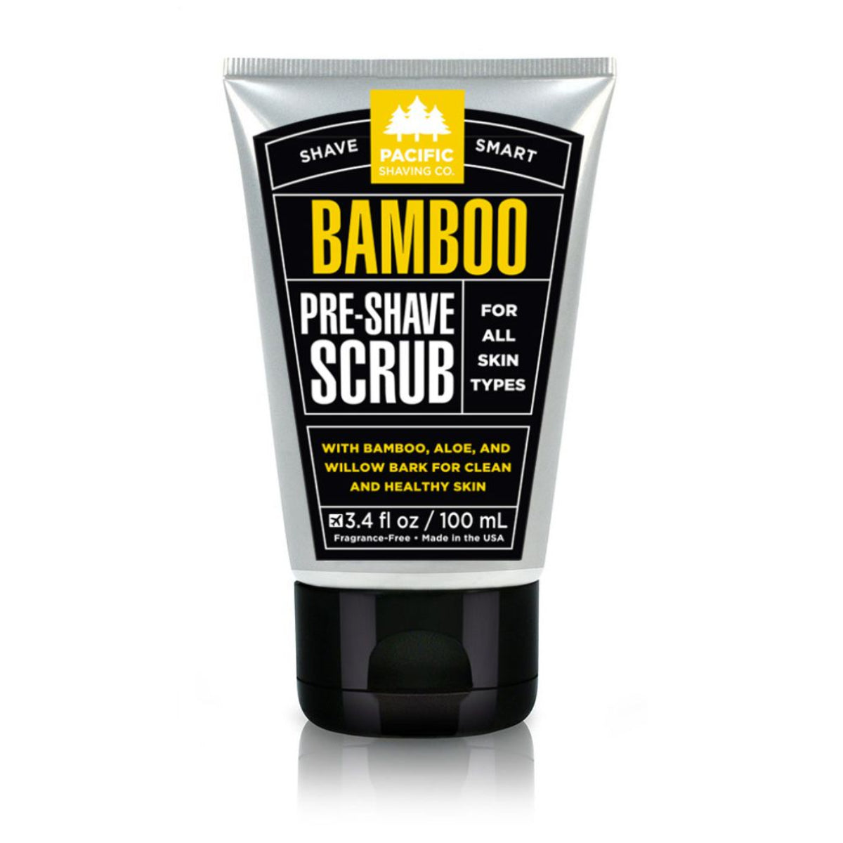 Pacific Shaving Co Bamboo Pre Shave Scrub 3.4oz