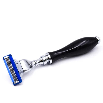 Parker 111B-M3 Mach 3 Compatible Razor Black Resin & Chrome