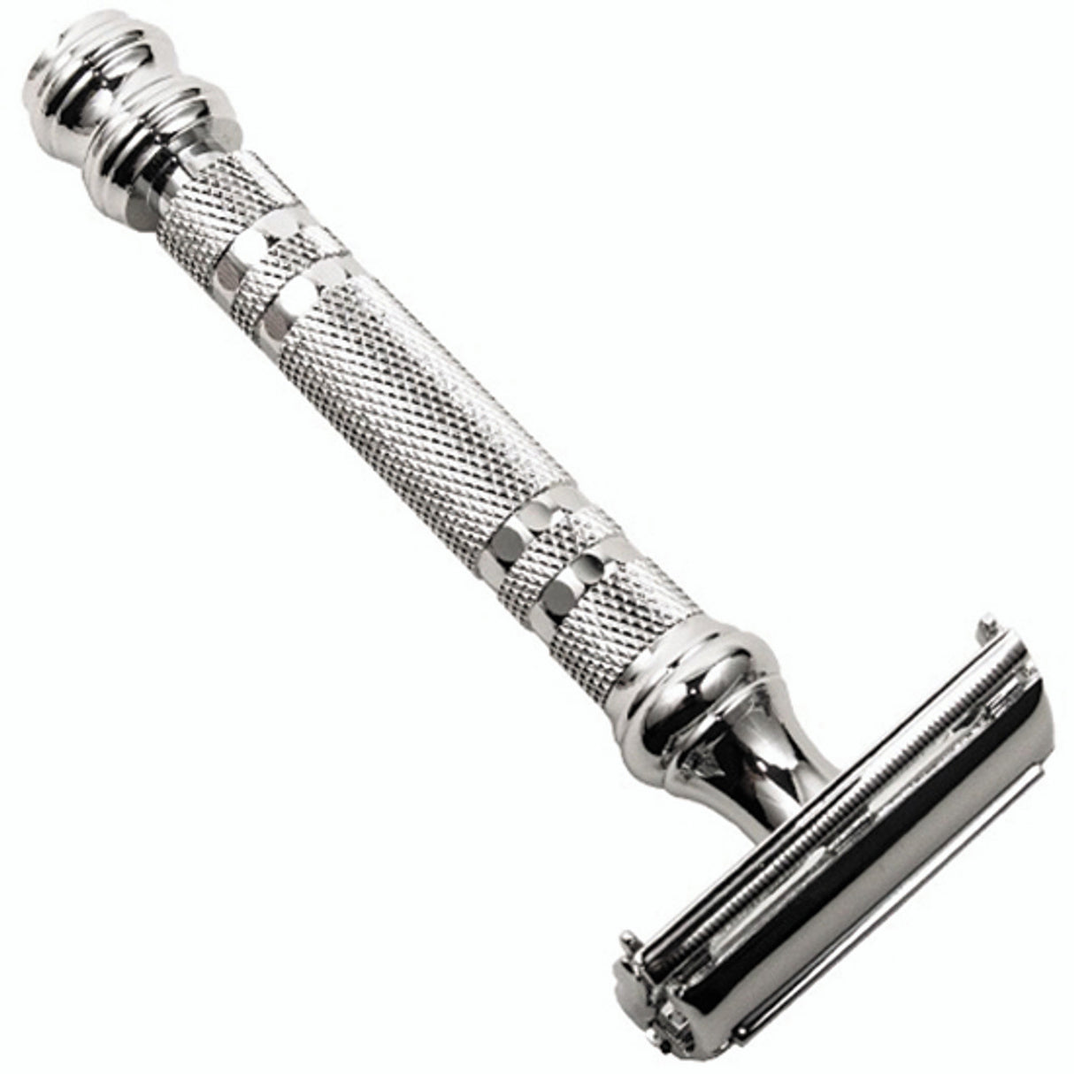 Parker 66R Deluxe Safety Razor and Premium Synthetic 3-Piece Shave Set