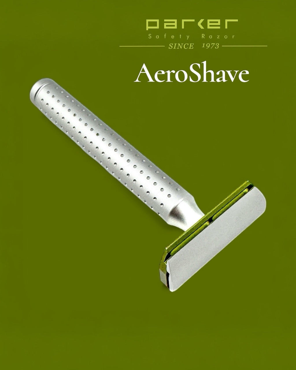 Parker AeroShave Aluminum Safety Razor
