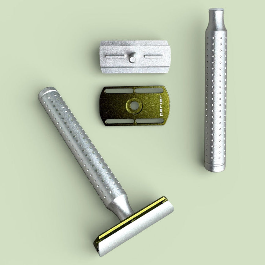 Parker AeroShave Aluminum Safety Razor