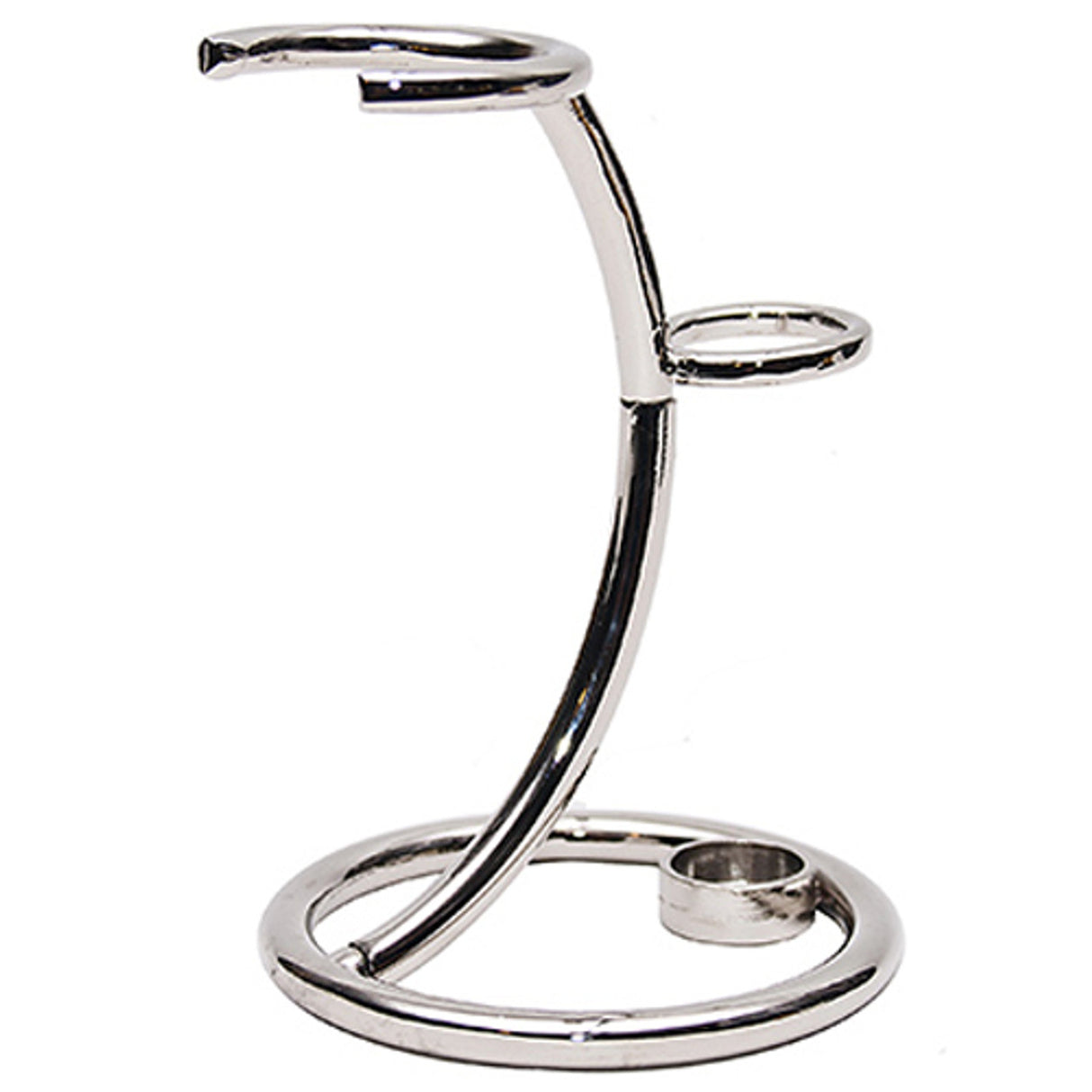 Parker Curved Chrome Safety Razor and Brush Stand