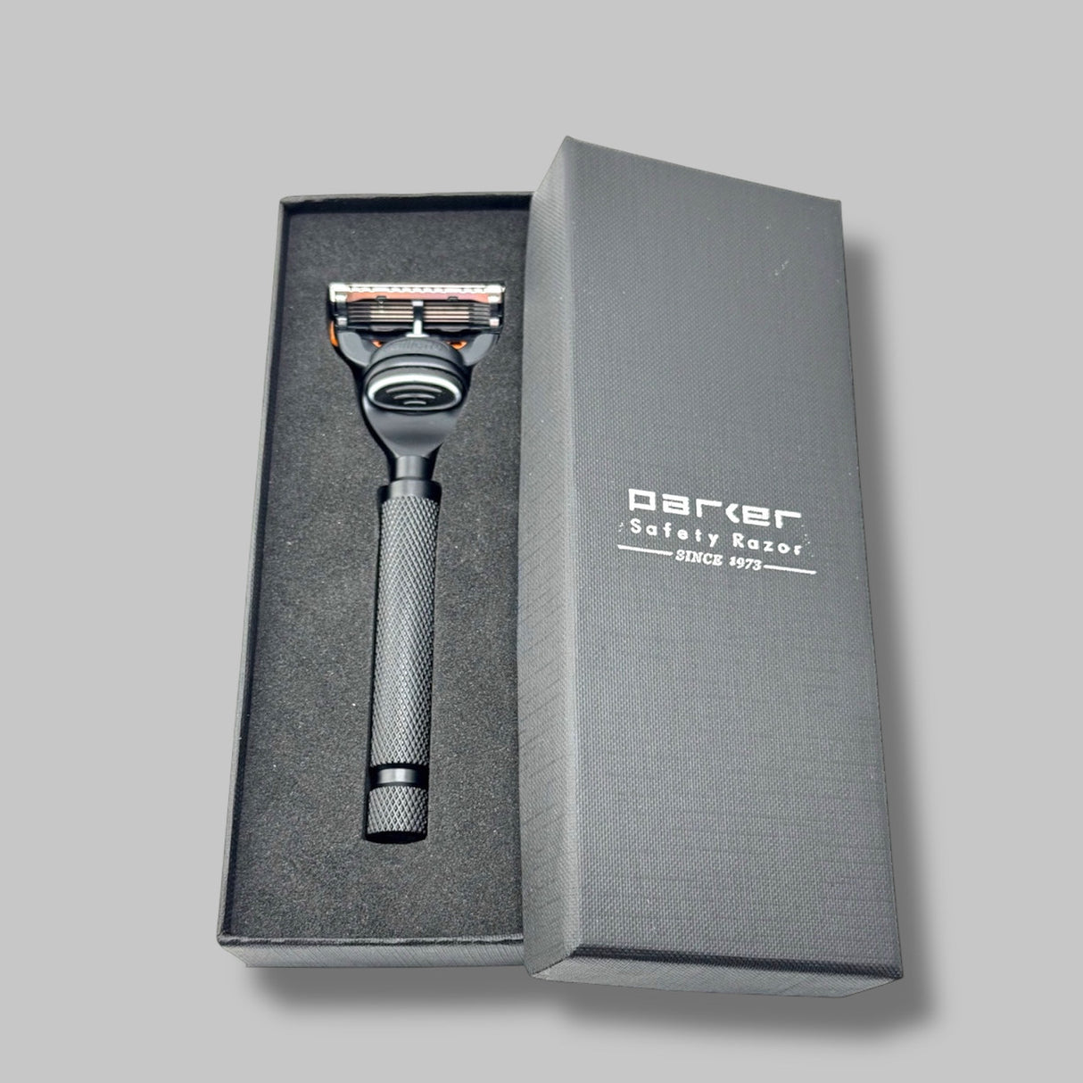 Parker Deluxe Chrome Fusion Compatible Razor Black