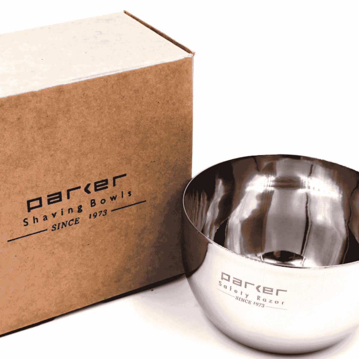 Parker Polished Stainless Steel Shaving Bowl