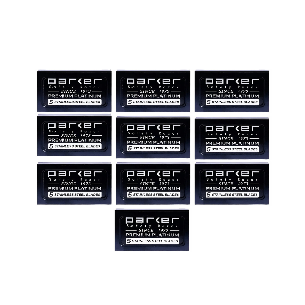 Parker - Premium Platinum Double Edge Safety Razor Blades