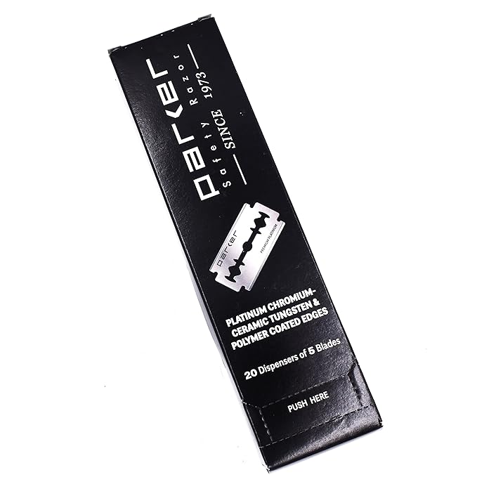 Parker - Premium Platinum Double Edge Safety Razor Blades