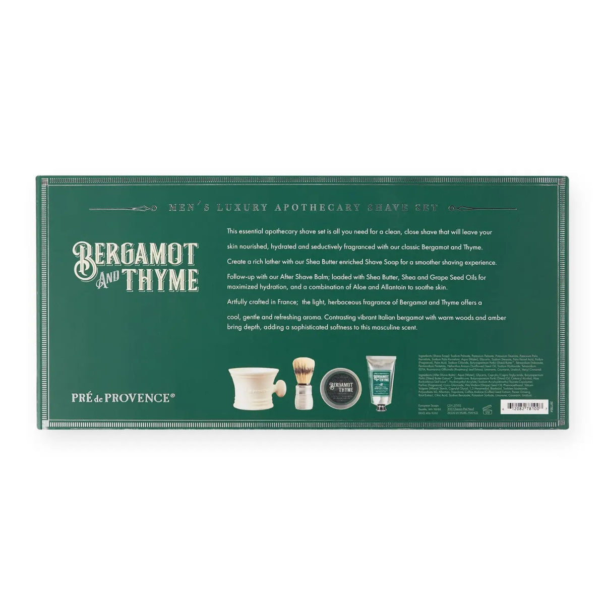 Pre de Provence Bergamot & Thyme Shave Set
