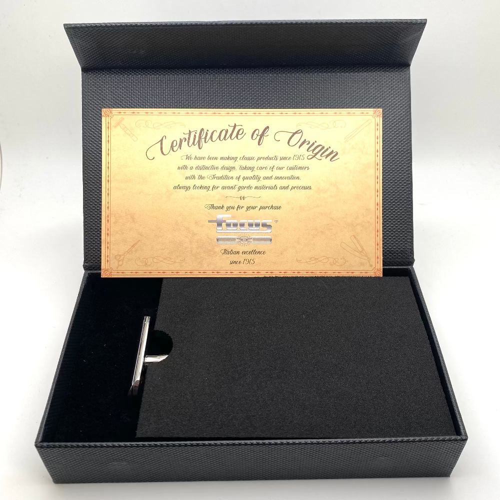 Pre-Owned Focus R62 Tritok Concave Stainless Steel Double Edge Safety Razor