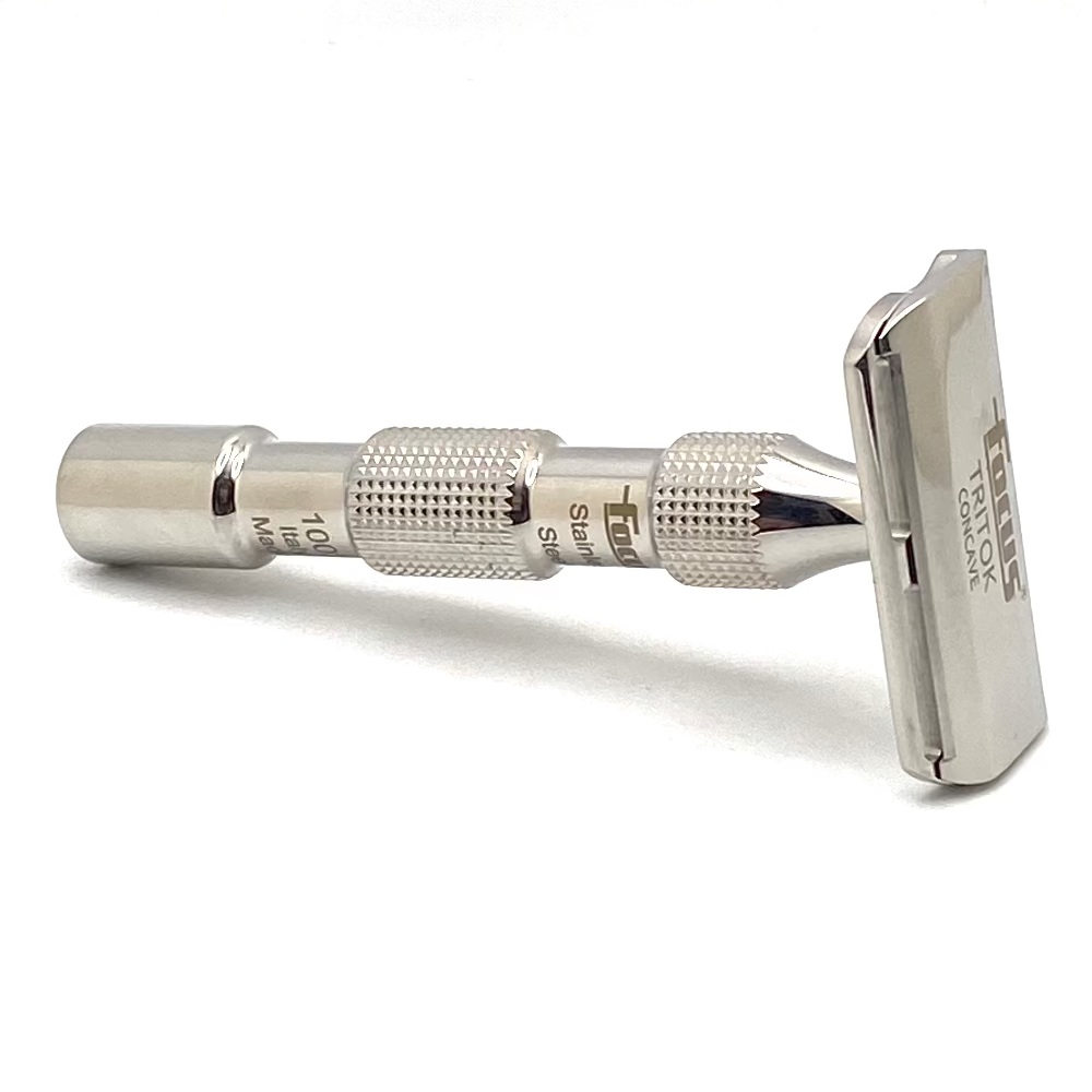 Pre-Owned Focus R62 Tritok Concave Stainless Steel Double Edge Safety Razor