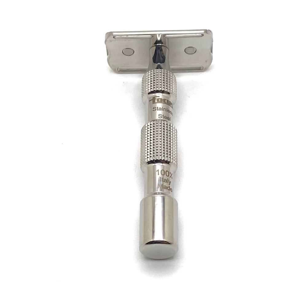 Pre-Owned Focus R62 Tritok Concave Stainless Steel Double Edge Safety Razor