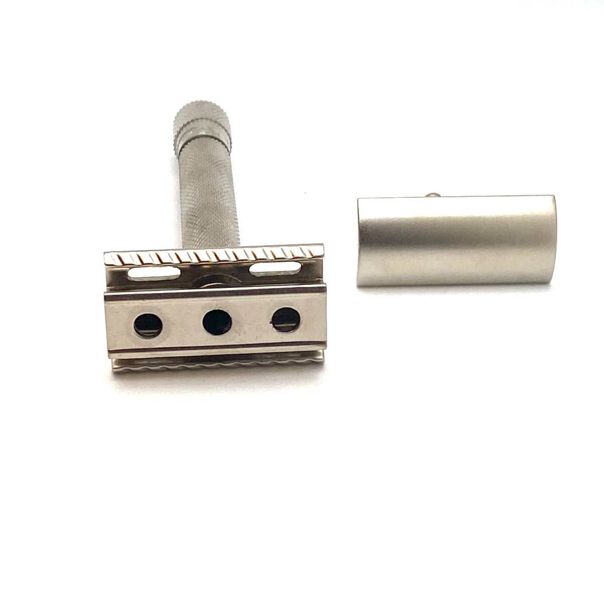Pre-Owned Parker Variant Satin Chrome Double Edged Safety Razor