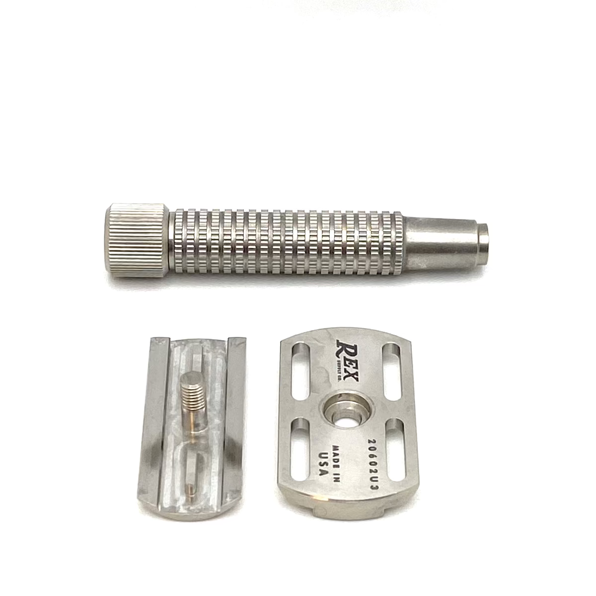 Pre-Owned - Rex Envoy Stainless Steel Double Edge Safety Razor