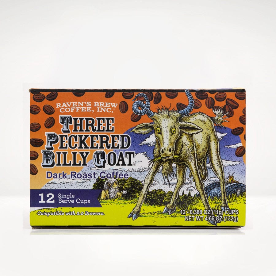 Raven's Brew Three Peckered Billy Goat K-Cup Coffee 12ct