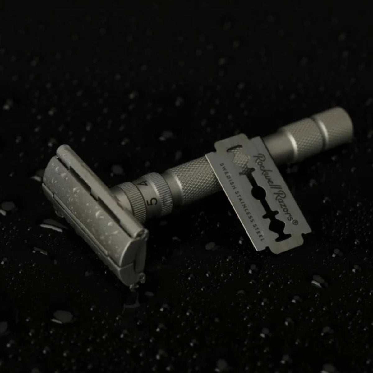 Rockwell Razors Adjustable Safety Razor Model T2 Stainless Steel