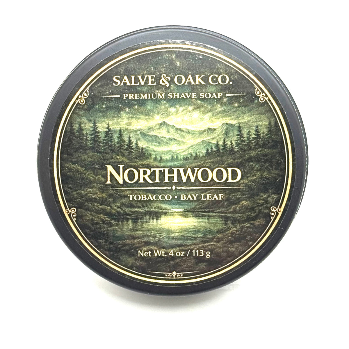Salve & Oak Northwood Shave Soap 4.0 oz