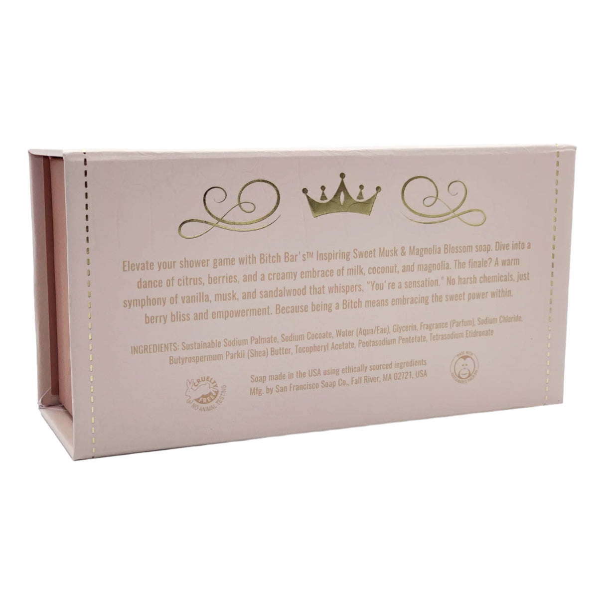 San Francisco Soap Company - Bitch Bar - Inspiring Sweet Musk & Magnolia Blossom - 10oz