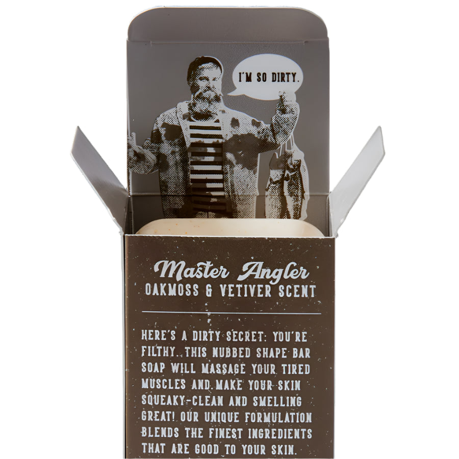 San Francisco Soap Company FILTHY MAN Bar Soap- Master Angler: Oakmoss & Vetiver 10.5oz