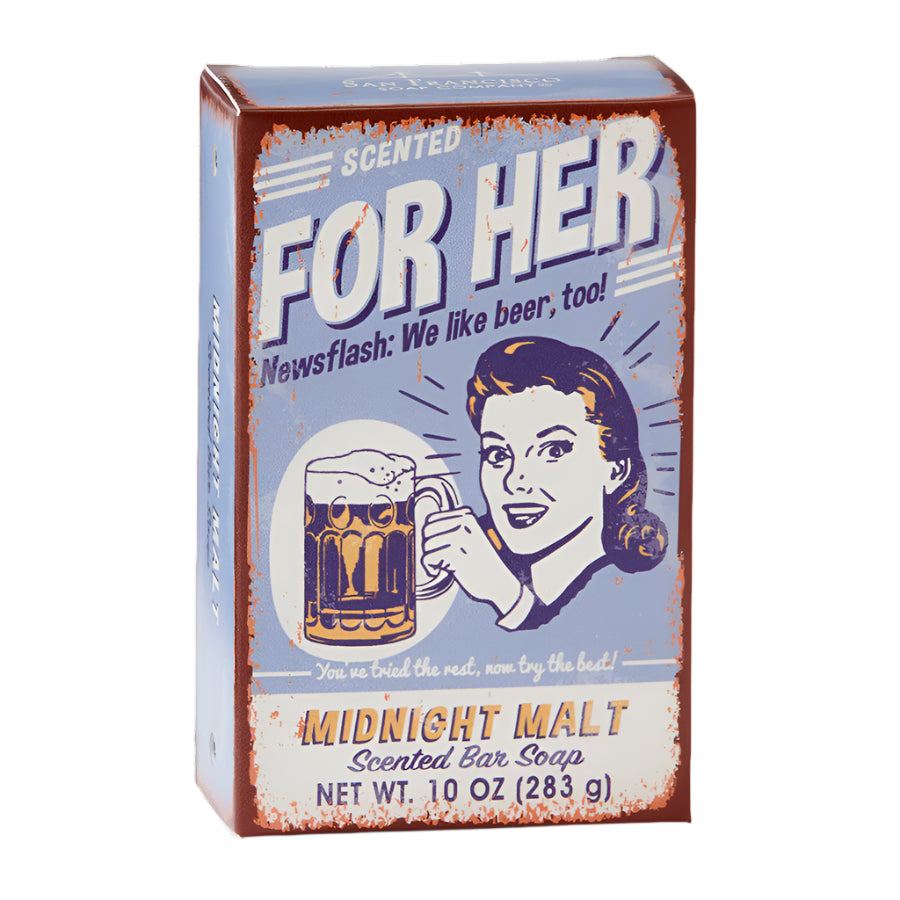 San Francisco Soap Company FOR HER Bar Soap Midnight Malt 10oz