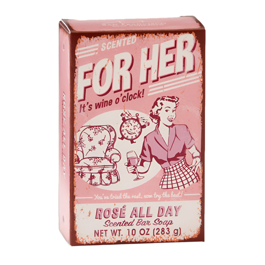 San Francisco Soap Company FOR HER Bar Soap Rose All Day 10oz