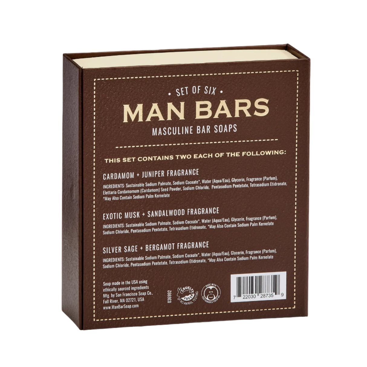 San Francisco Soap Company MAN BAR® 6pc Sampler Set