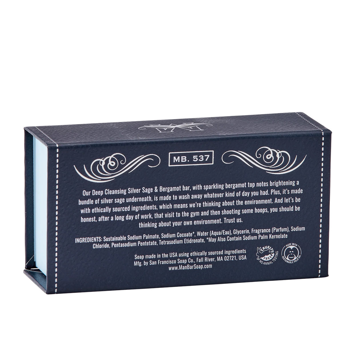 San Francisco Soap Company MAN BAR® Deep Cleansing Silver Sage & Bergamot 10oz