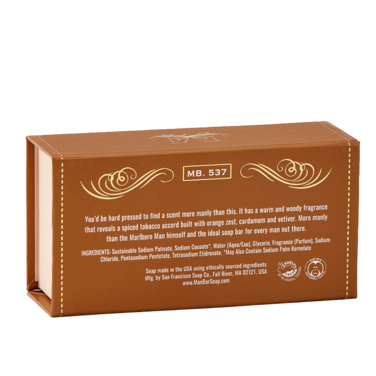San Francisco Soap Company - MAN BAR® - Moisture Rich Spiced Tobacco - 10oz