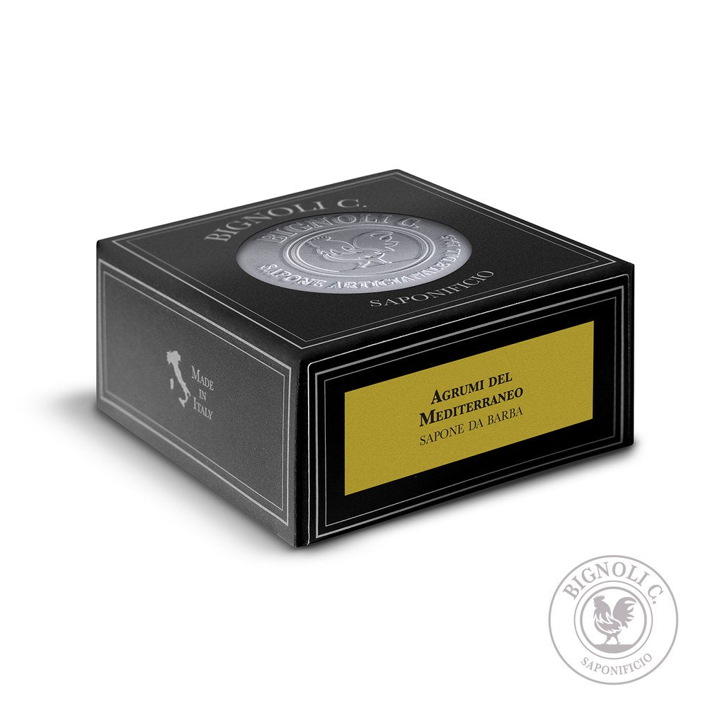 Saponificio Bignoli Mediterranean Citrus Artisan Shaving Soap 175g