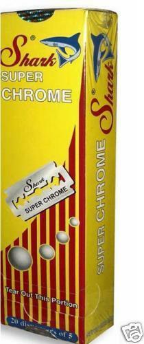 Shark - Super Chrome Stainless Double Edge Razor Blades