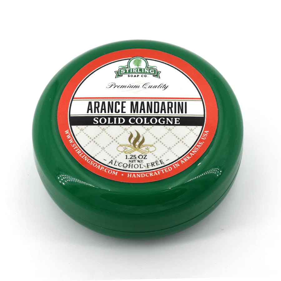 Stirling Soap Company Arance Mandarini Solid Cologne 1.25oz