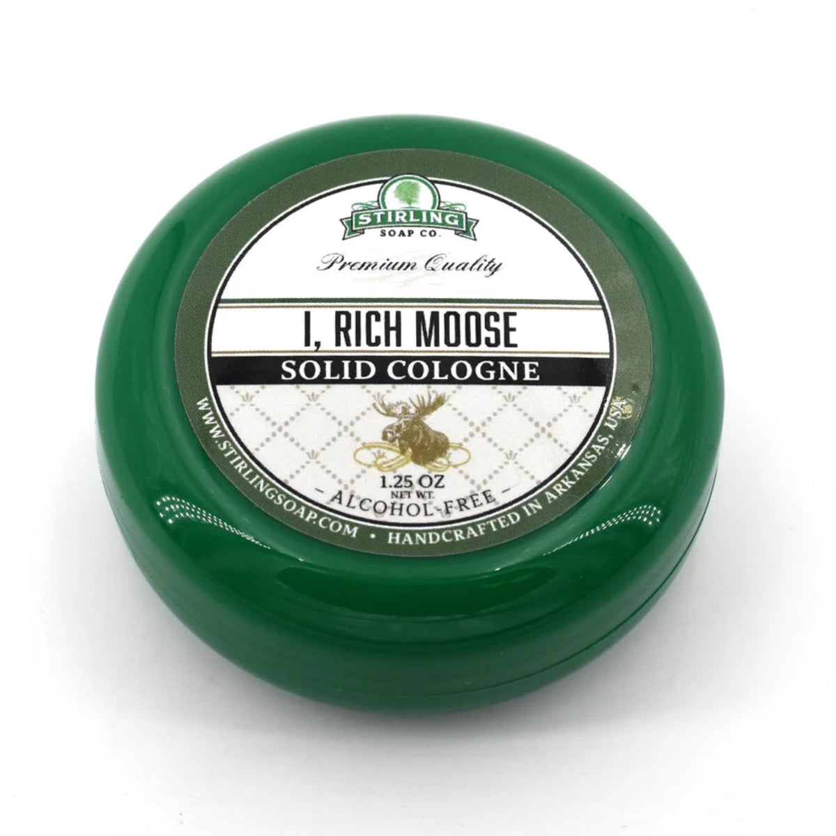 Stirling Soap Company I, Rich Moose Solid Cologne 1.25oz