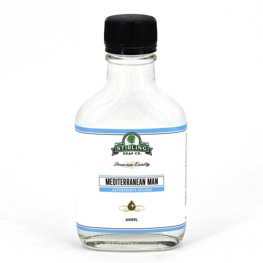 Stirling Soap Company - Mediterranean Man - Aftershave Splash - 100ml