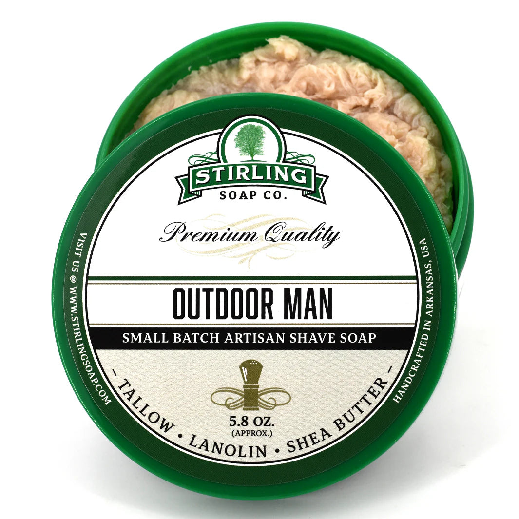 Stirling Soap Company Outdoor Man Shave Soap 5.8oz