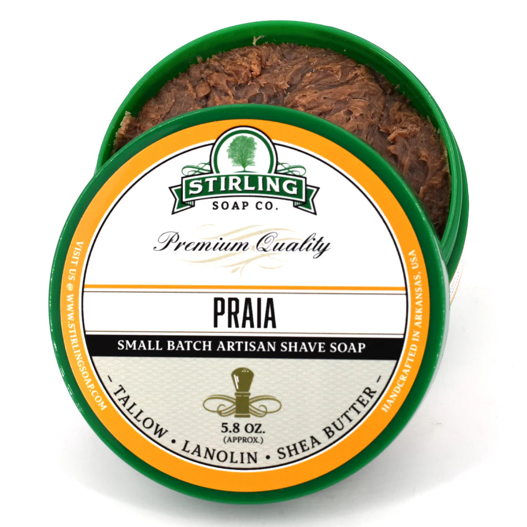 Stirling Soap Company Praia Shave Soap 5.8oz
