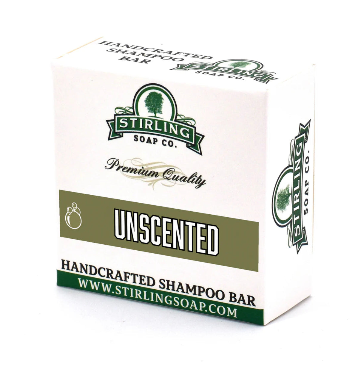 Stirling Soap Company Unscented Shampoo Bar 3.8oz