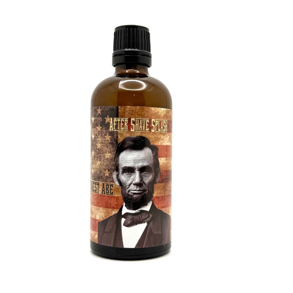 Strike Gold Shave Honest Abe Aftershave Splash 3.3oz