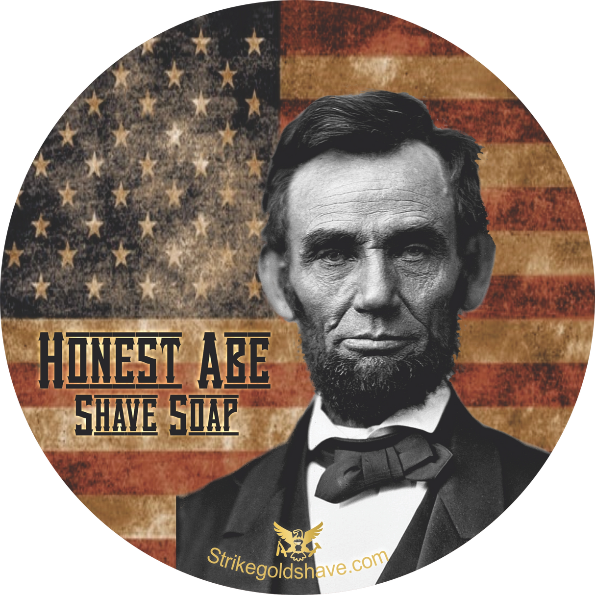 Strike Gold Shave Honest Abe Shave Soap 4oz
