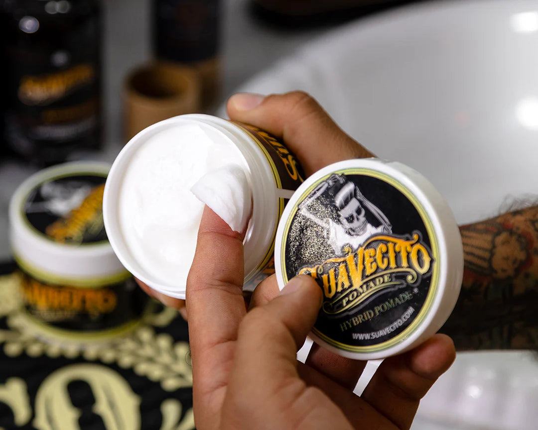 Suavecito - Hybrid Pomade - Medium Hold - High Shine - 4oz