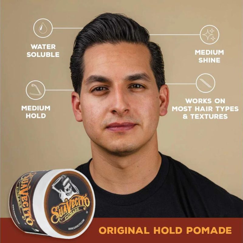 Suavecito - Original Pomade - Medium Hold - Medium Shine - 4oz