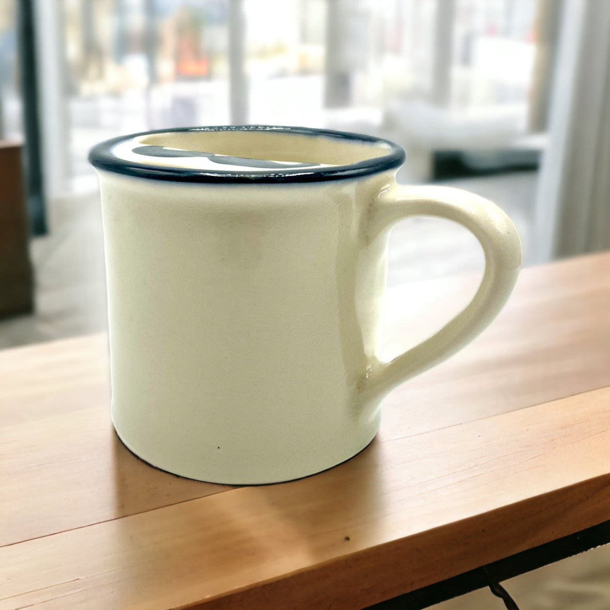Taconi Ivory Mustache Stoneware Guard Mug