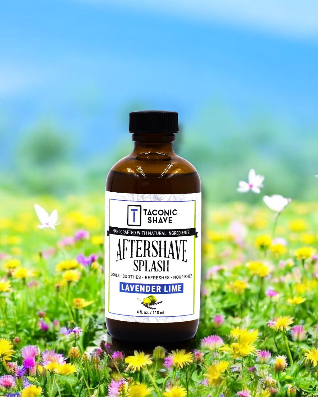Taconic Lavender Lime Botanical Aftershave Splash 4oz