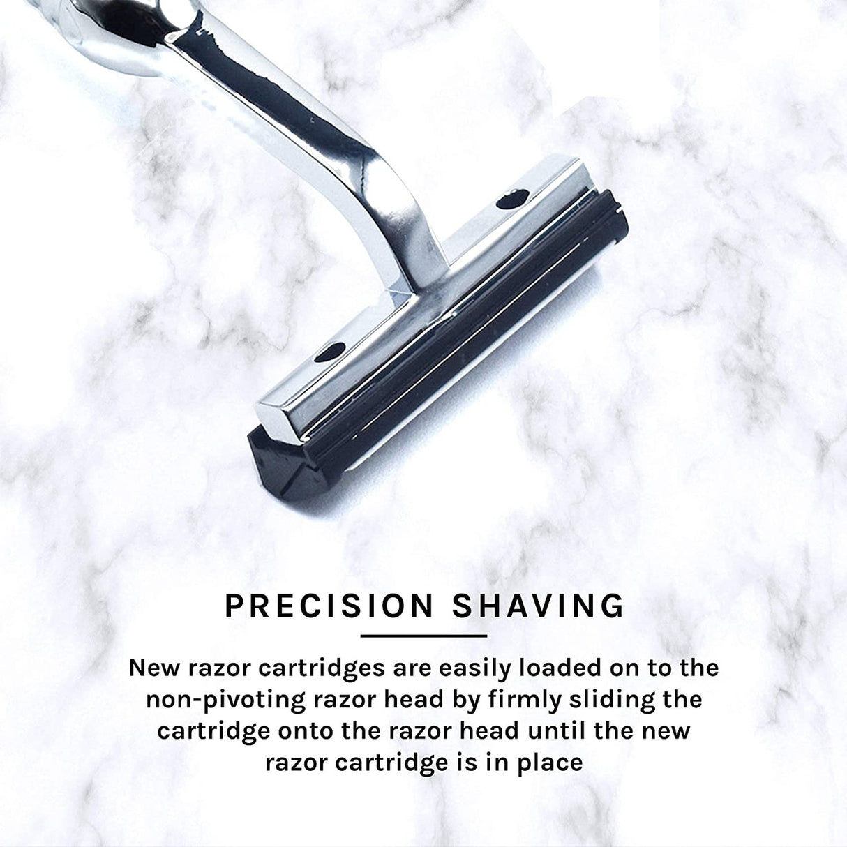 Taconic Shave Heavyweight Chrome Twin Trac 2 Compatible Razor