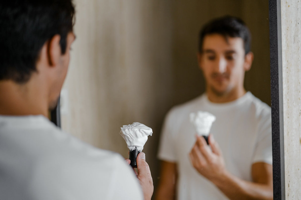 Tatara Masamune Shave Brush Premium Synthetic Fiber Dark Handle